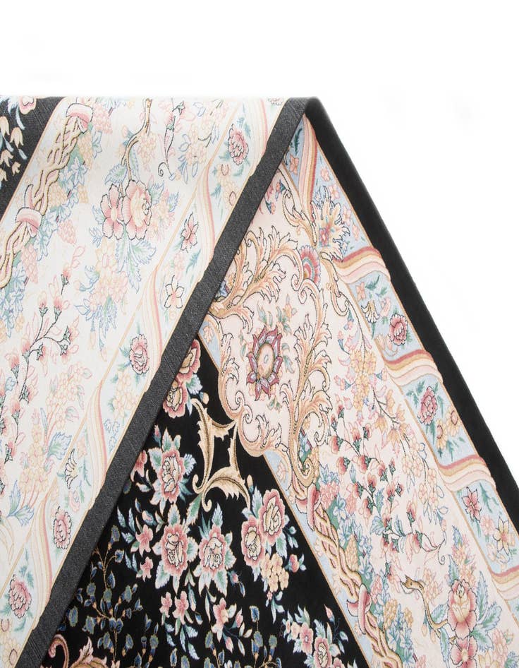 Detail image of  5' 11 x 9' 2 Ghom Design Rug