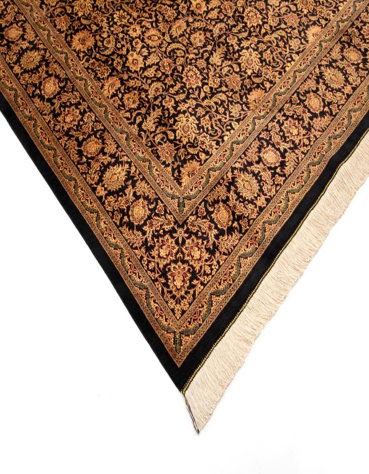 Detail image of  6' 4 x 9' 9 Ghom Rug