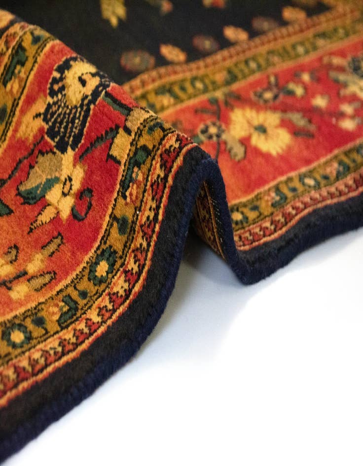 Detail image of  6' 1 x 9' 5  Hand Knotted Ghom Persian Wool Rug