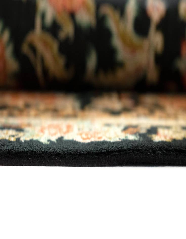 Detail image of  4' 6 x 6' 6 Ghom Silk Rug