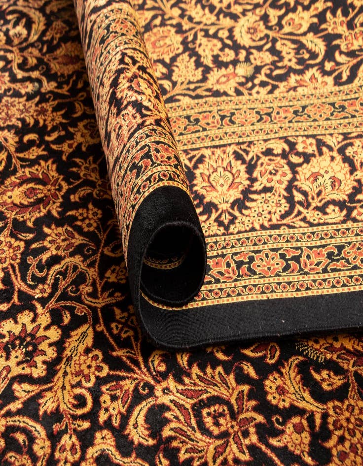 Detail image of  5' 1 x 7' 7 Ghom Silk Rug