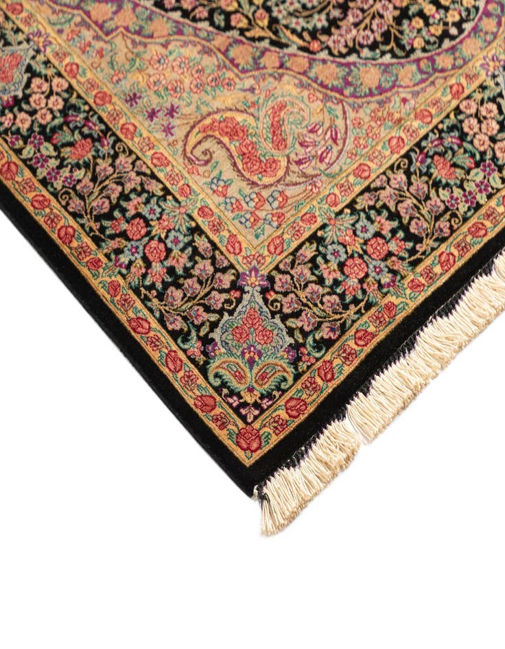 Detail image of  3' 3 x 5' 1 Ghom Silk Rug