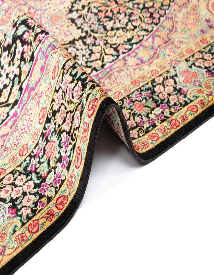 Detail image of  3' 3 x 5' 1 Ghom Silk Rug