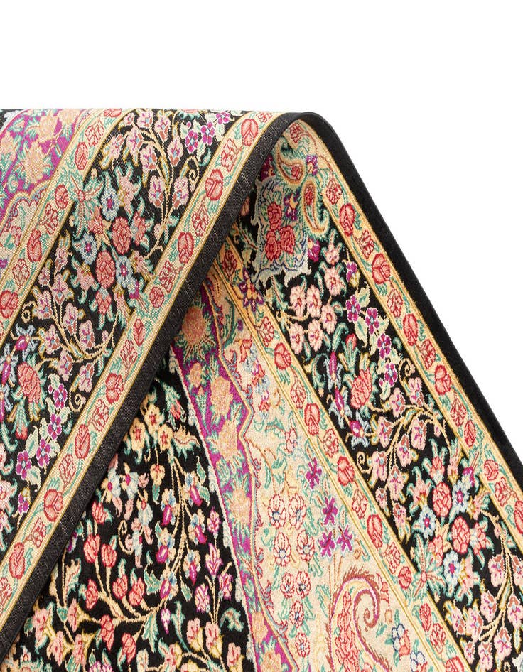 Detail image of  3' 3 x 5' 1 Ghom Silk Rug