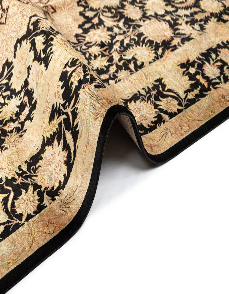 Detail image of  3' 5 x 5' 1 Ghom Silk Rug