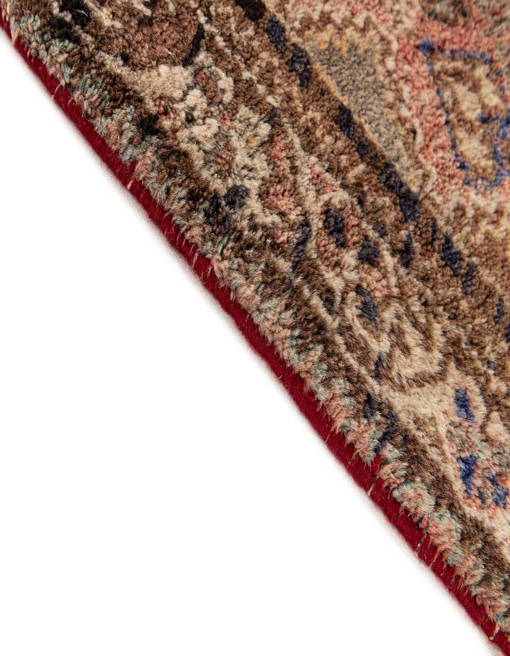 Detail image of  2' 10 x 4' 5  Hand Knotted Hamedan Wool Rug