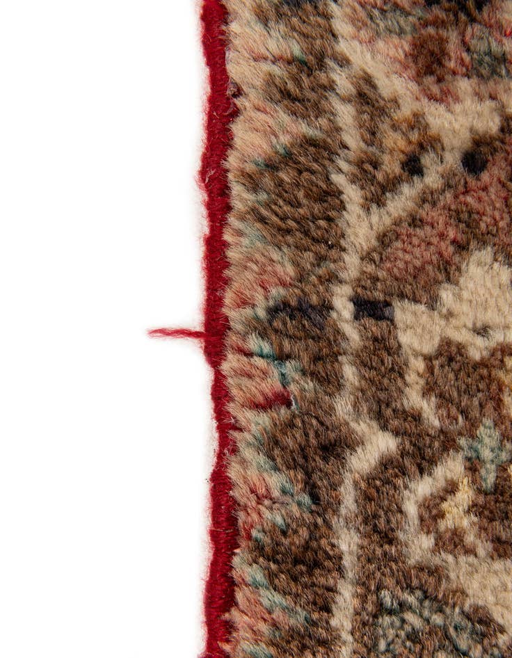 Detail image of  2' 10 x 4' 5  Hand Knotted Hamedan Wool Rug