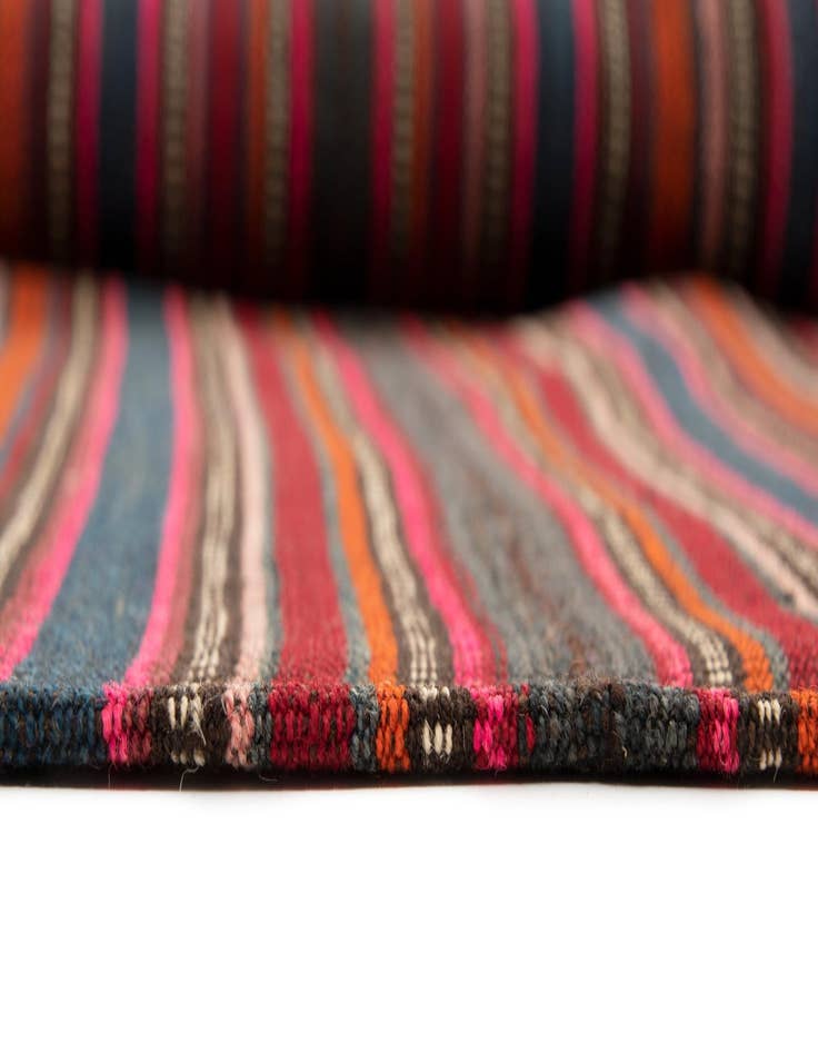 Detail image of  8' 4 x 10' 2  Hand Knotted Harssin Kilim Persian Rug