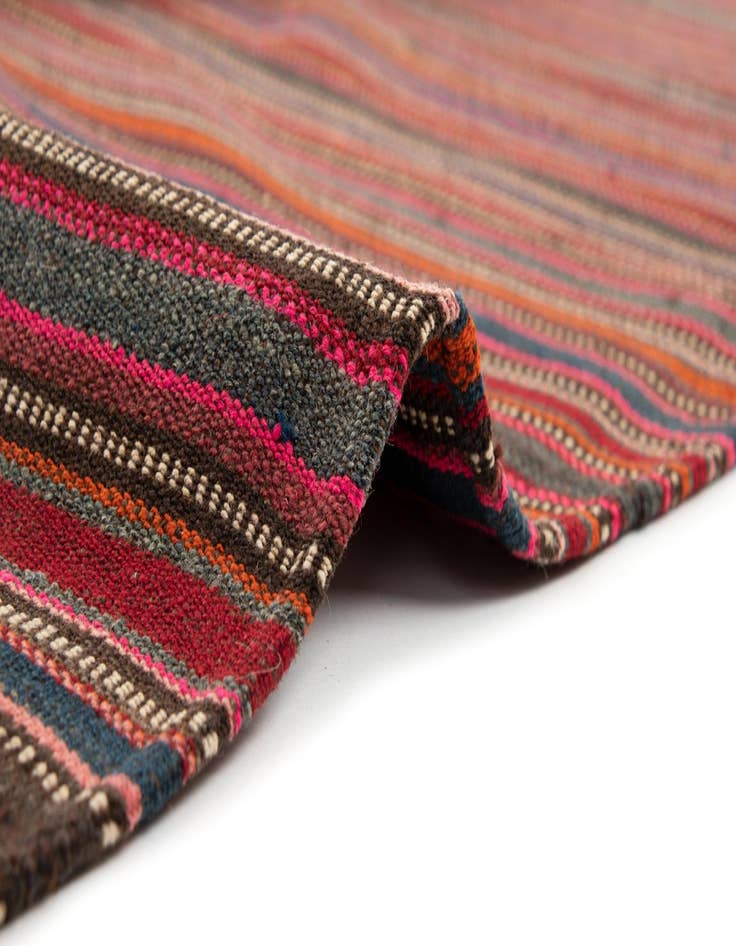 Detail image of  8' 4 x 10' 2  Hand Knotted Harssin Kilim Persian Rug