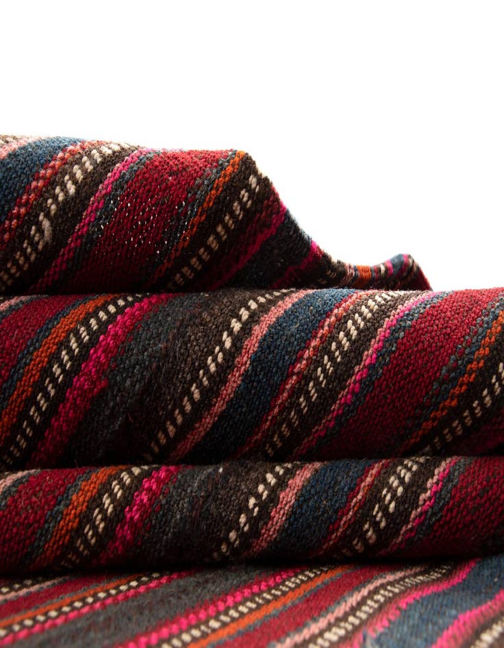 Detail image of  8' 4 x 10' 2  Hand Knotted Harssin Kilim Persian Rug