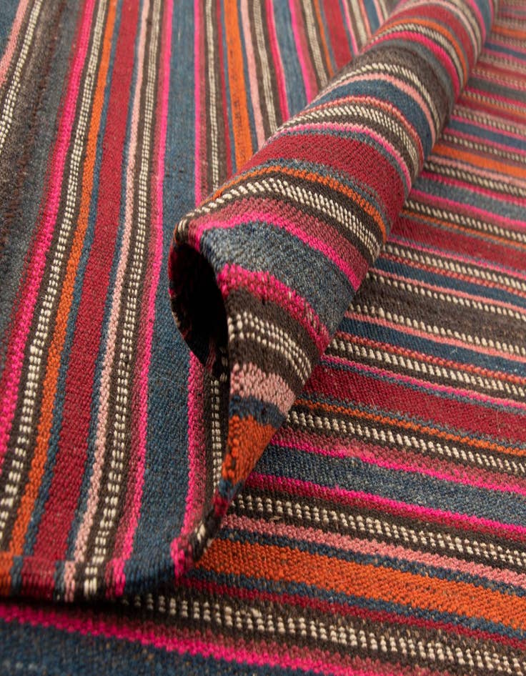 Detail image of  8' 4 x 10' 2  Hand Knotted Harssin Kilim Persian Rug