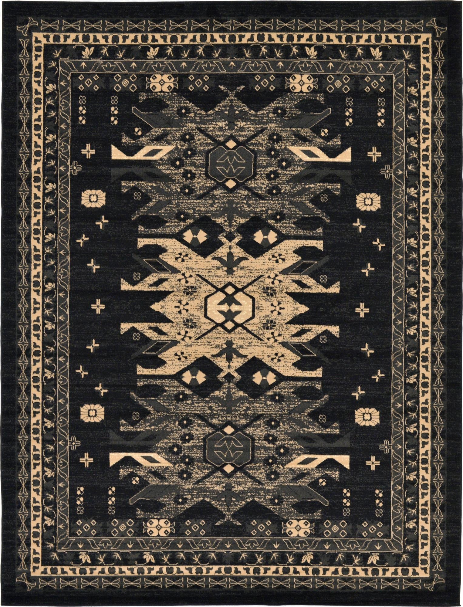  9' x 12' Heris Rug