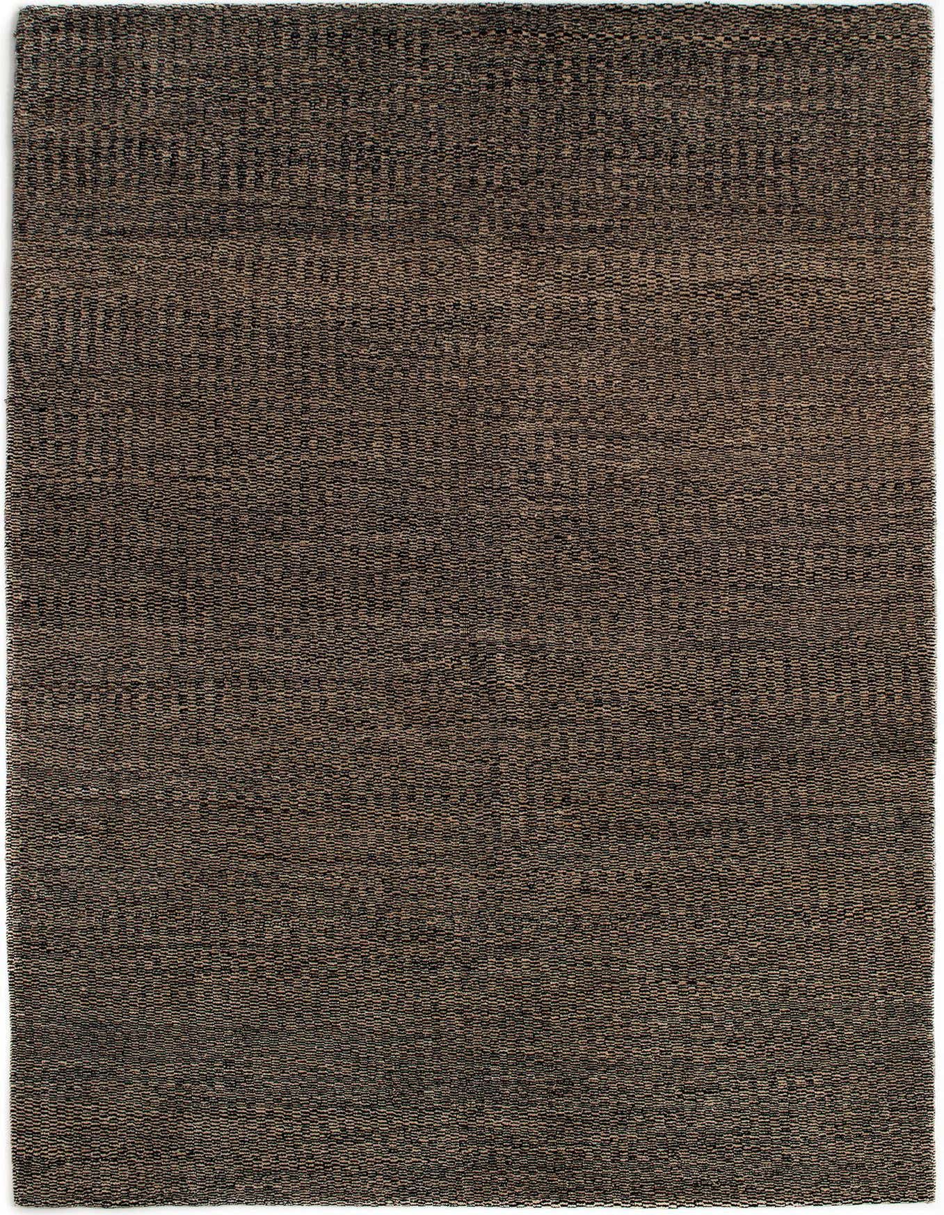 A 6x9 rectangular Juma rug from Rugs.com, featuring a subtle Persian pattern in varying shades of black and dark brown, ideal for a living room.
