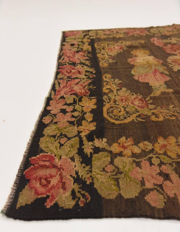 Detail image of  7' 2 x 12' 5  Hand Knotted Karabakh Wool Rug