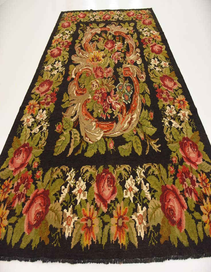 Detail image of 8' x 11' 3 Hand Knotted Karabakh Wool Rug