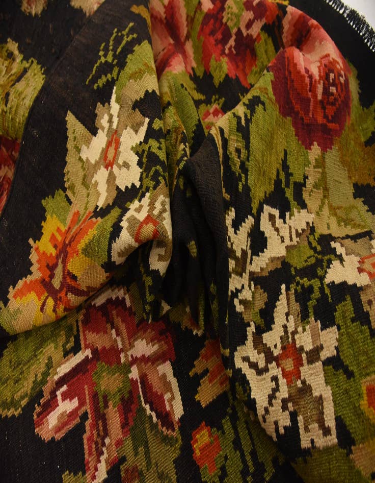 Detail image of 8' x 11' 3 Hand Knotted Karabakh Wool Rug