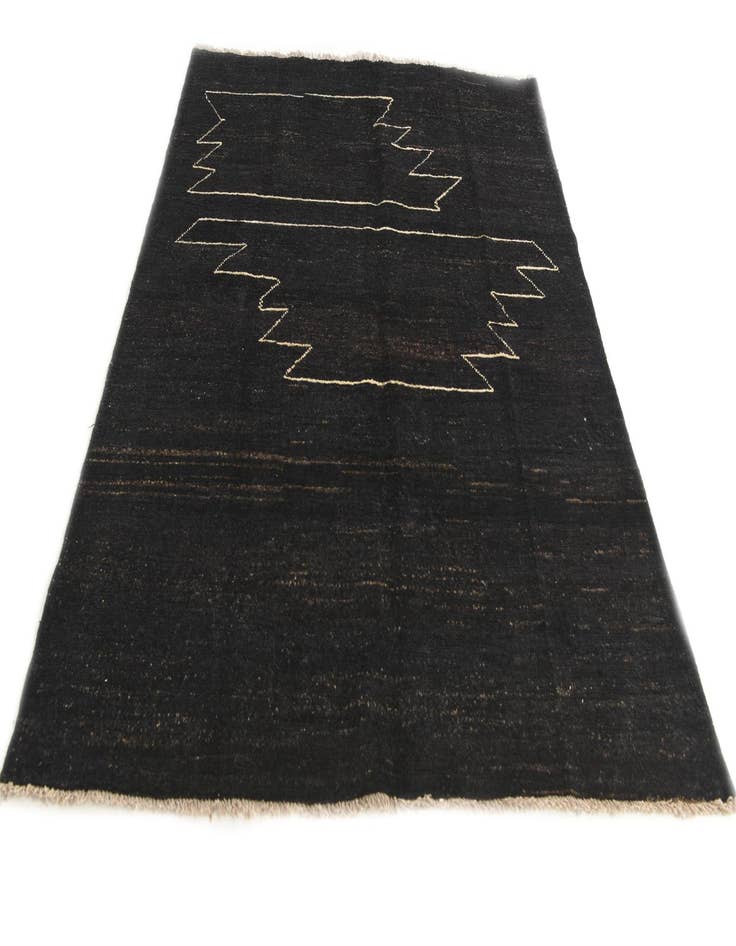 Detail image of  5' x 6' 5  Hand Knotted Kashkuli Gabbeh Rug