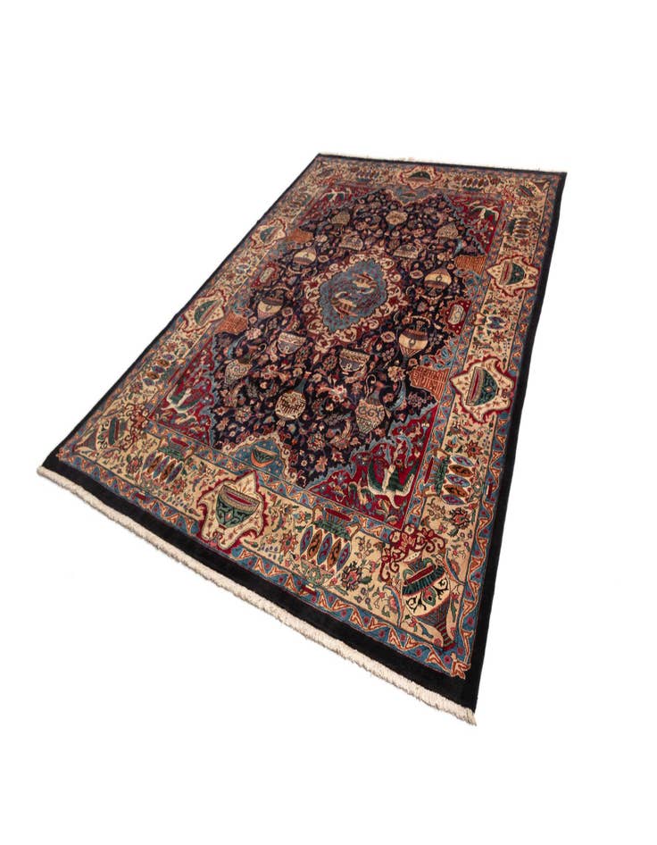 Detail image of  9' 5 x 12' 6 Kashmar Wool Rug