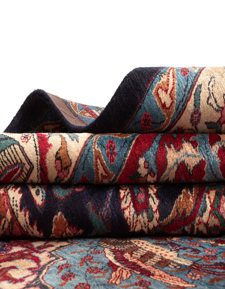 Detail image of  9' 5 x 12' 6 Kashmar Wool Rug