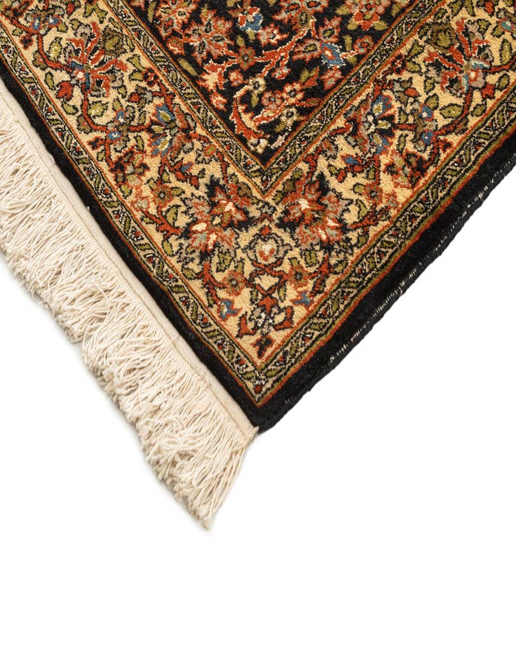 Detail image of  4' 3 x 6' 2  Hand Knotted Kashmir Oriental Wool Rug