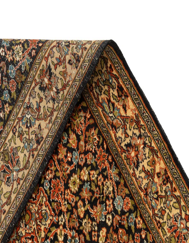 Detail image of  4' 3 x 6' 2  Hand Knotted Kashmir Oriental Wool Rug