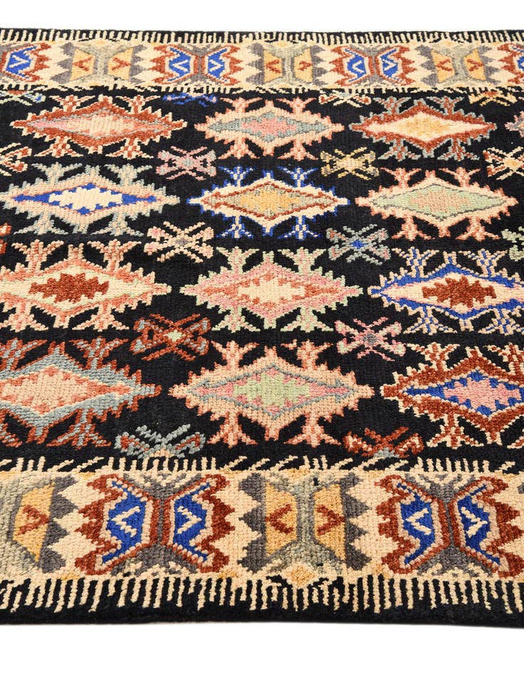 Detail image of  5' x 6' 9  Hand Knotted Kazak Wool Rug