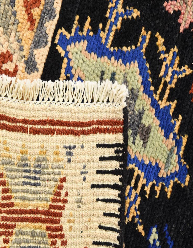 Detail image of  5' x 6' 9  Hand Knotted Kazak Wool Rug