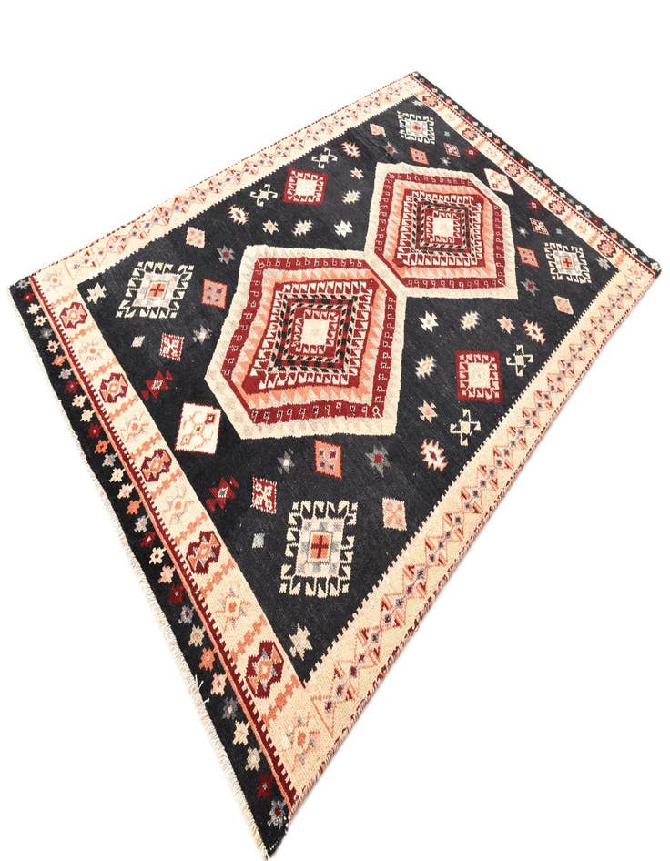 Detail image of  6' 6 x 10'  Hand Knotted Kazak Rug