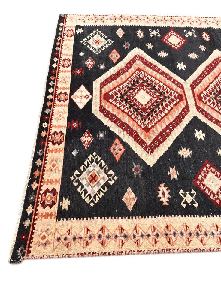 Detail image of  6' 6 x 10'  Hand Knotted Kazak Rug