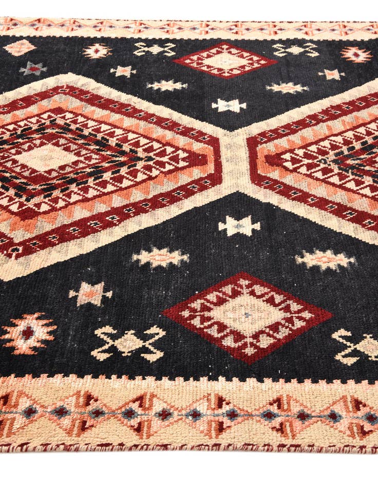 Detail image of  6' 6 x 10'  Hand Knotted Kazak Rug
