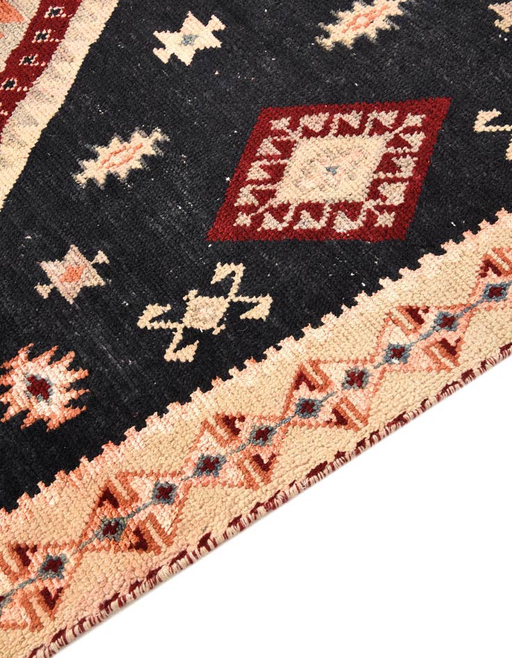 Detail image of  6' 6 x 10'  Hand Knotted Kazak Rug