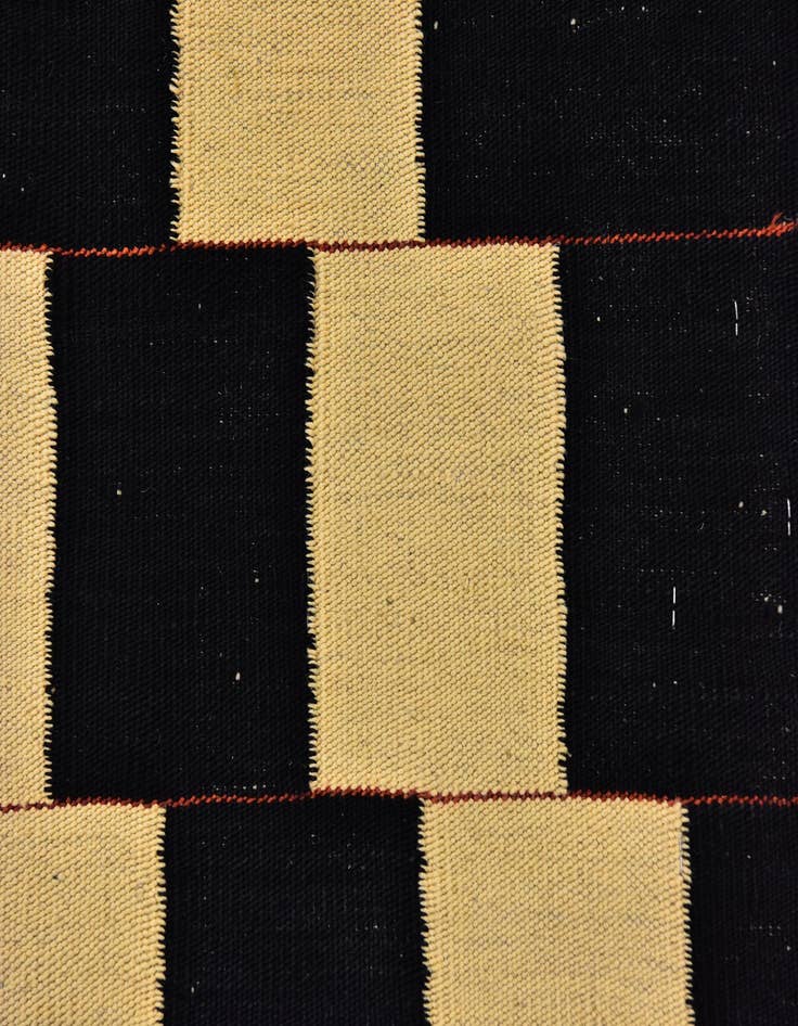 Detail image of  5' 2 x 6' 10  Hand Woven Kilim Modern Wool Rug