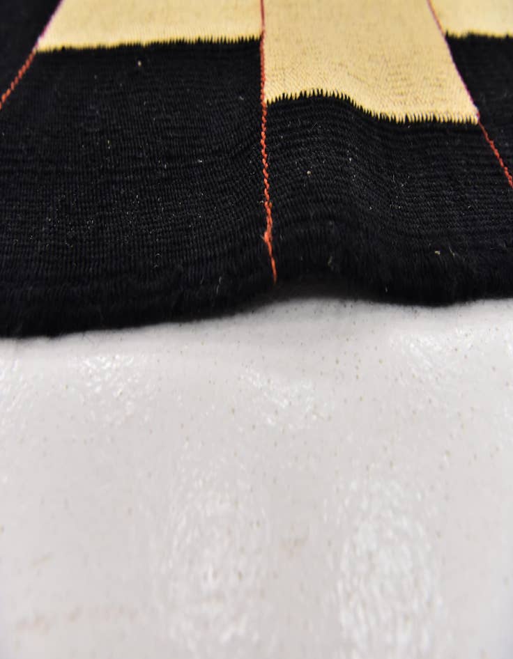 Detail image of  5' 2 x 6' 10  Hand Woven Kilim Modern Wool Rug