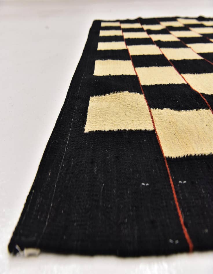 Detail image of  5' x 6' 10  Hand Woven Kilim Modern Wool Rug