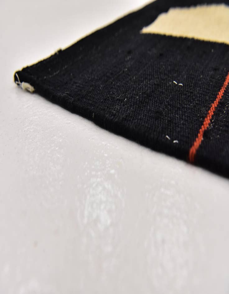 Detail image of  5' x 6' 10  Hand Woven Kilim Modern Wool Rug