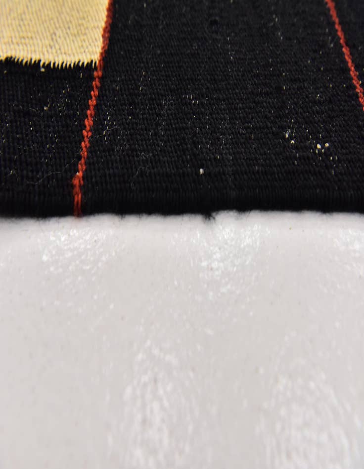 Detail image of  5' x 6' 10  Hand Woven Kilim Modern Wool Rug