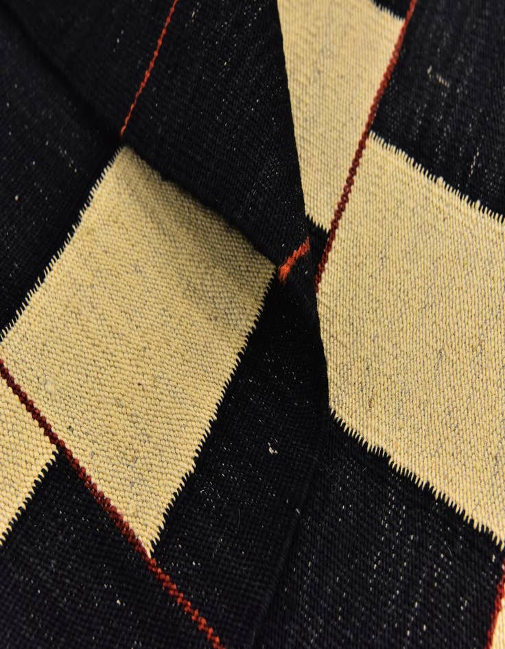Detail image of  5' x 6' 10  Hand Woven Kilim Modern Wool Rug
