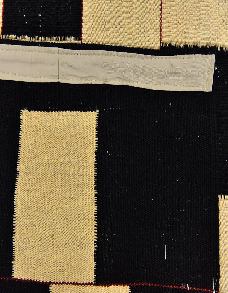 Detail image of  5' x 6' 9  Hand Woven Kilim Modern Wool Rug