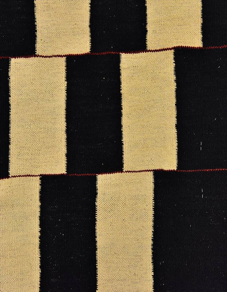 Detail image of  5' x 6' 9  Hand Woven Kilim Modern Wool Rug