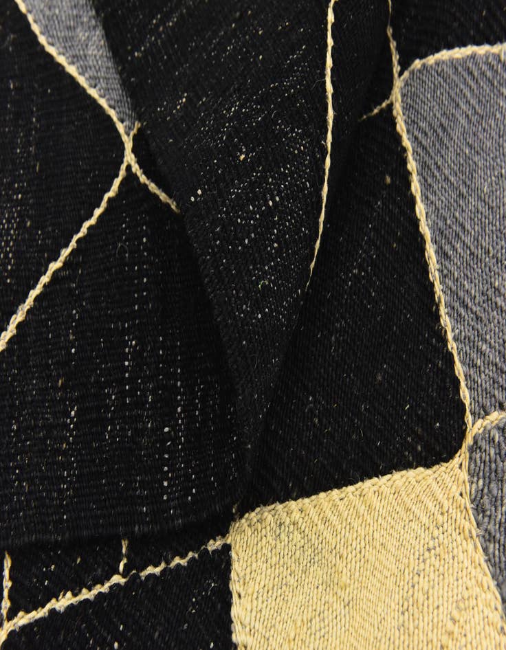 Detail image of  5' 4 x 6' 4  Hand Woven Kilim Modern Wool Rug