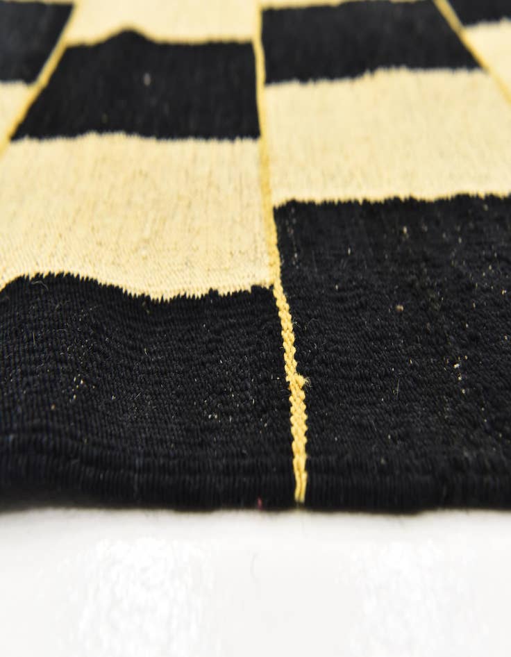 Detail image of  6' 3 x 7' 9  Hand Woven Kilim Modern Wool Rug