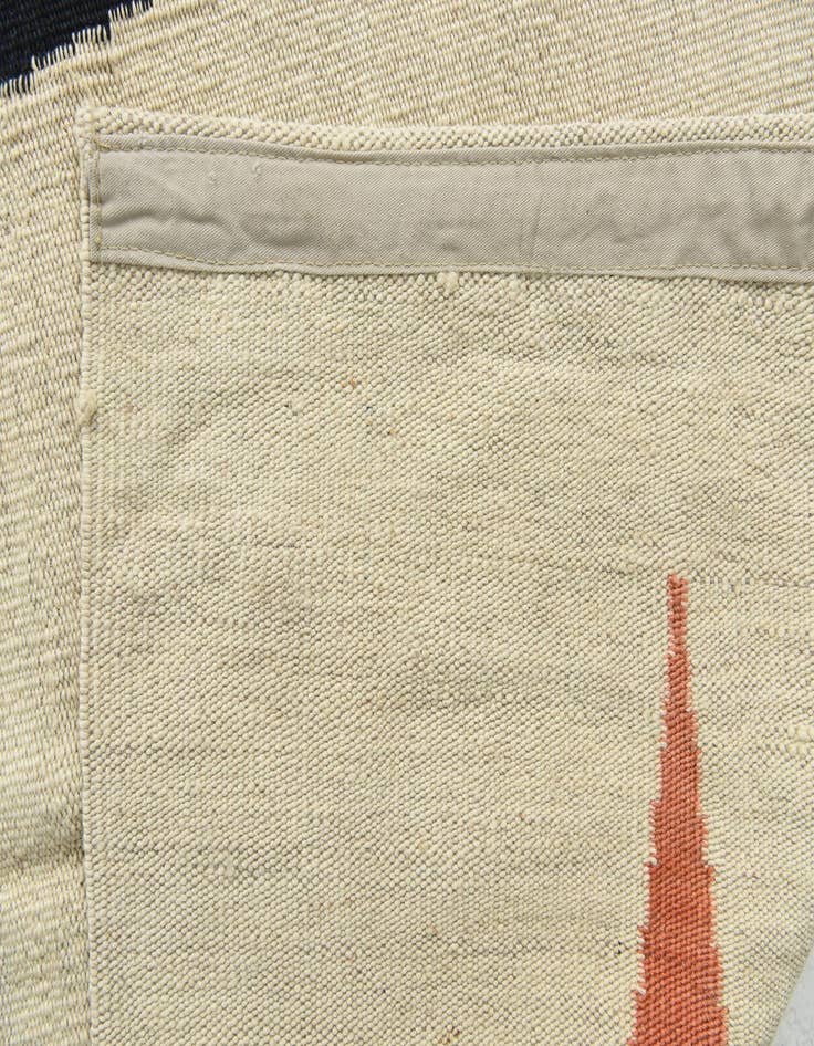 Detail image of  7' x 9' 6  Hand Woven Kilim Modern Wool Rug