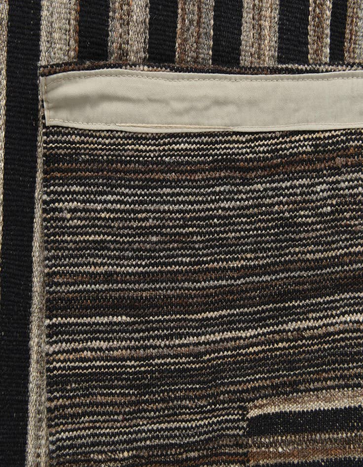 Detail image of  5' 2 x 6' 3  Hand Woven Kilim Modern Wool Rug