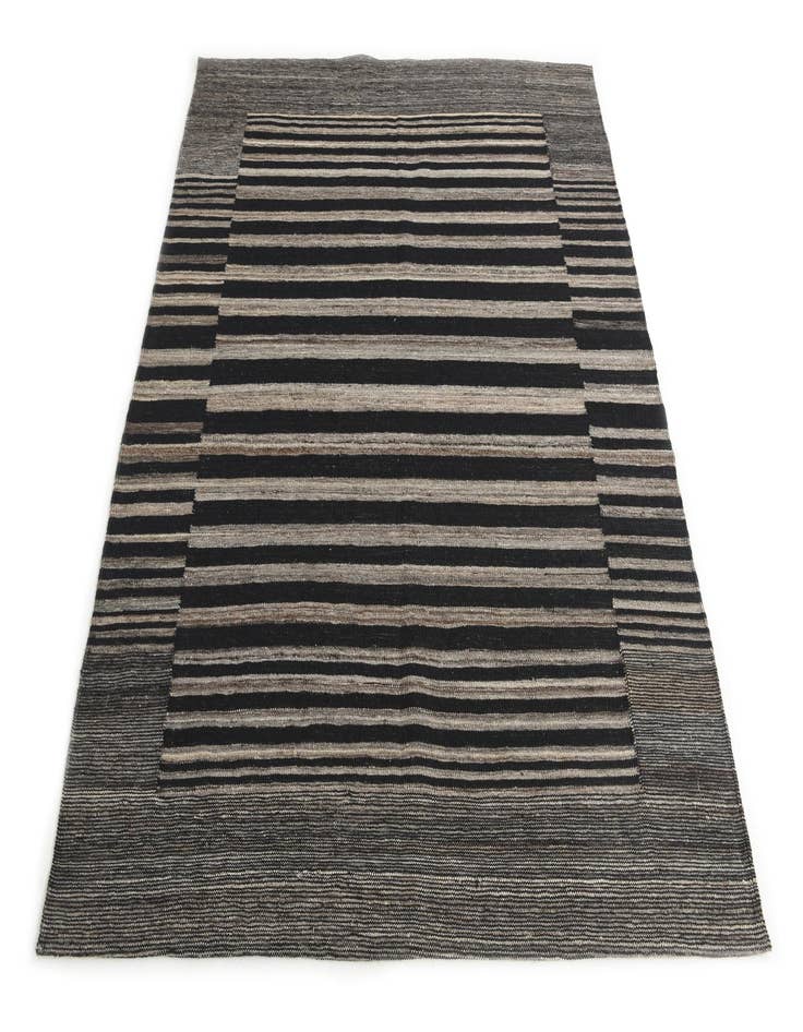 Detail image of  5' 4 x 6' 2  Hand Woven Kilim Modern Wool Rug