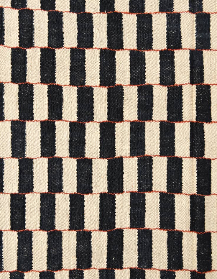 Detail image of  5' 8 x 7' 7  Hand Woven Kilim Modern Wool Rug