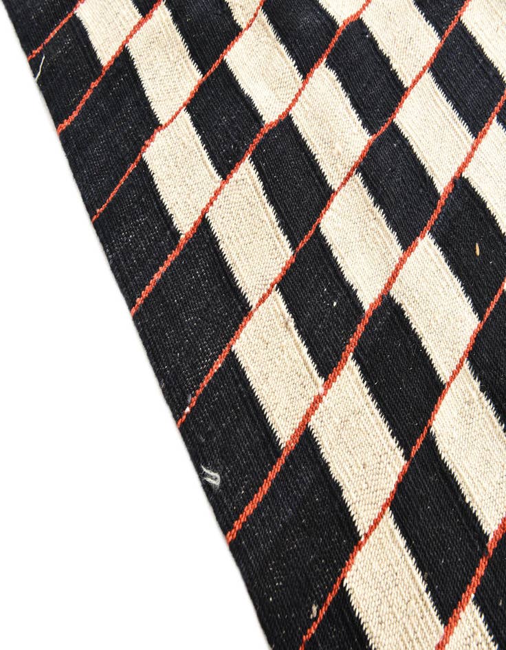 Detail image of  5' 7 x 7' 8  Hand Woven Kilim Modern Wool Rug