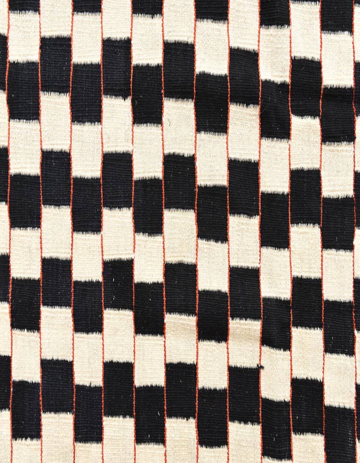 Detail image of  5' 7 x 7' 8  Hand Woven Kilim Modern Wool Rug