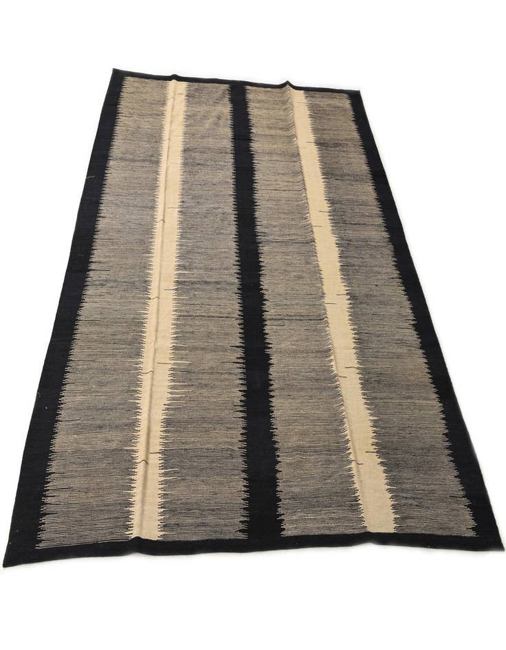 Detail image of  8' x 9' 7  Hand Woven Kilim Modern Wool Rug