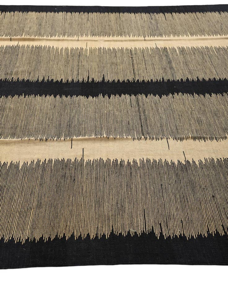 Detail image of  8' x 9' 7  Hand Woven Kilim Modern Wool Rug