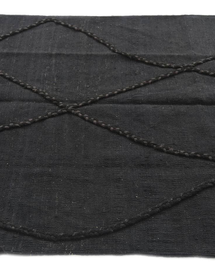 Detail image of  3' 7 x 5' 3  Hand Woven Kilim Modern Wool Rug